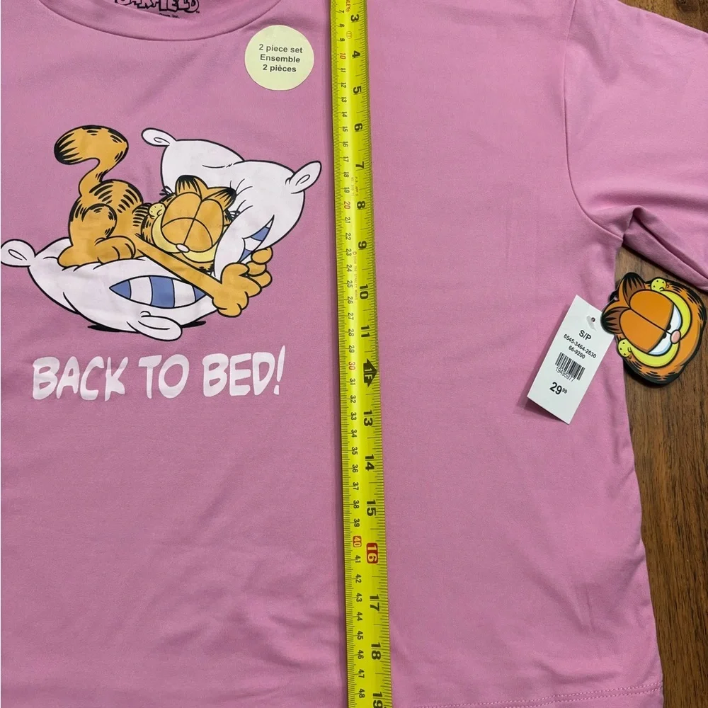 Nickelodeon Pink Garfield Pajama Set - Picture 8 of 9